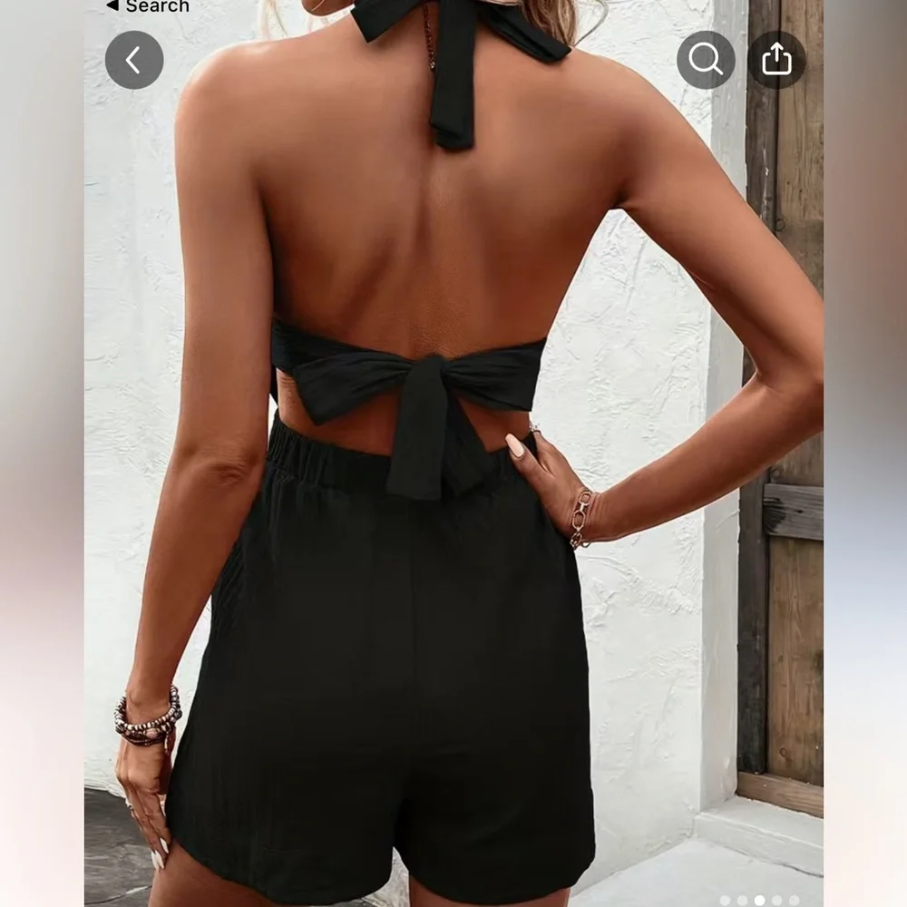 Backless romper - Picture 2 of 6